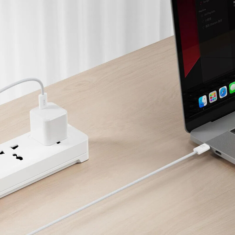 Кабель XO NBQ273 Imitation, USB Type-C - USB Type-C, (M/M), 60W, 1 м, White (NBQ273_C_White)