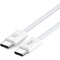 Фото - Кабель XO NBQ273 Imitation, USB Type-C - USB Type-C, (M/M), 60W, 1 м, White (NBQ273_C_White) | click.ua