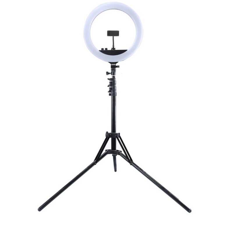 Кольцевая LED-лампа Mantoo MCP3690 12" + штатив