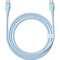 Фото - Кабель Baseus USB Type-C - USB Type-C, 100W, 1 м Blue (E0426702) | click.ua