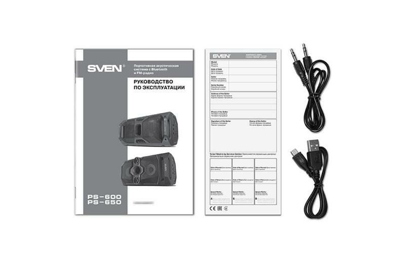 Акустична система Sven PS-650 Black