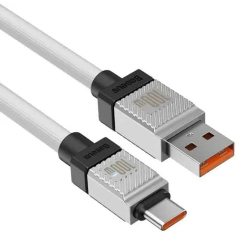 Кабель Baseus USB Type-C - USB Type-A, 100W, 1 м White (CAKW000602)