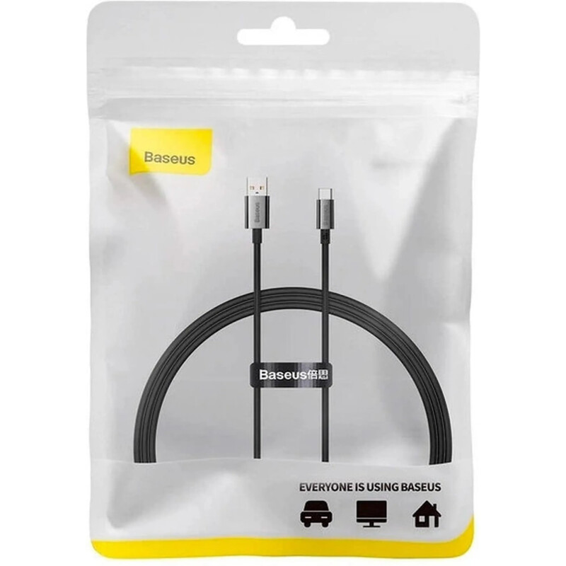 Кабель Baseus USB Type-C - USB Type-A, 100W, 1 м Black (P10320102114-00)