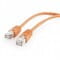 Фото - Патч-корд FTP Cablexpert (PP22-0.5M/O) cat.5Е, литий, 50u штекер із засувкою, 0.5м, помаранчевий | click.ua