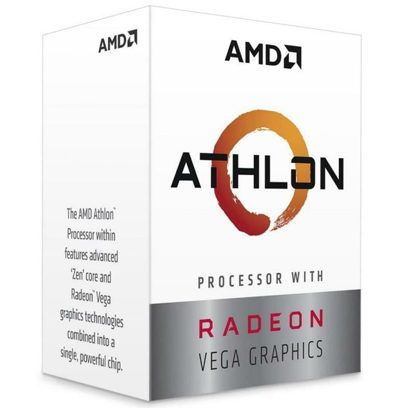 Процессор AMD Athlon 220GE 3.4GHz (4MB, Zen, 35W, AM4) Box (YD220GC6FBBOX)