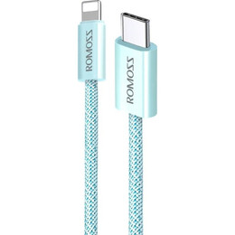 Кабель Romoss CB1734 USB Type-C - Lightning (M/M), 1 м, Blue (CB1734-631-727H)