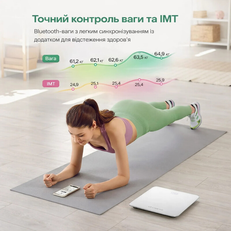 Весы напольные Urevo SmartFit Scale (URWS001) White