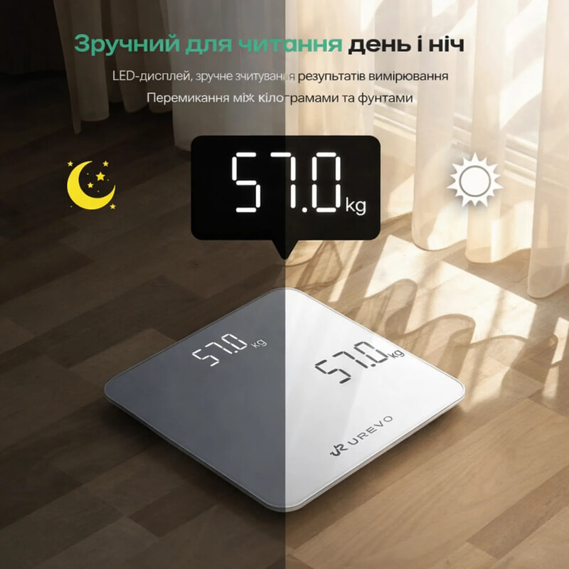 Весы напольные Urevo SmartFit Scale (URWS001) White