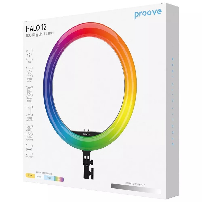 Кольцевая LED-лампа Proove Halo 12 RGB White
