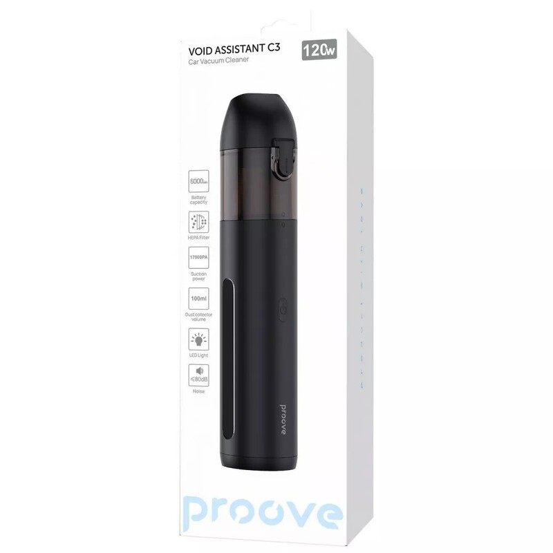 Аккумуляторный пылесос Proove Void Assistant C3 Black (PAVC31201201)