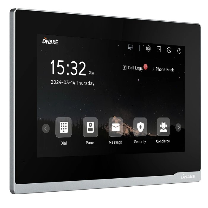 IP-видеодомофон Dnake E216 Black (99-00014907)