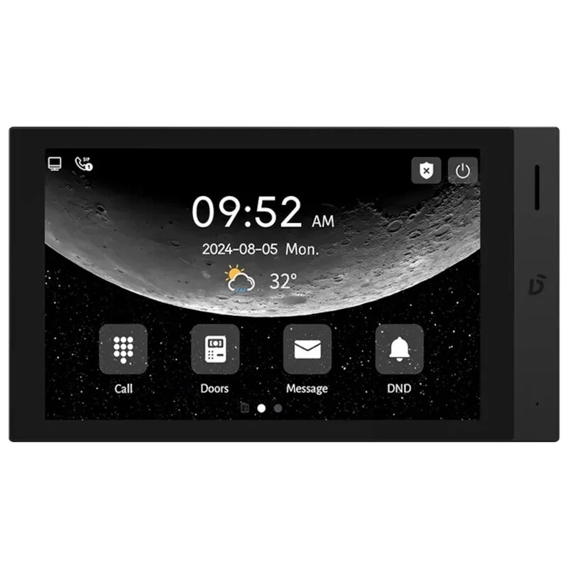IP-видеодомофон Dnake H616 Black (99-10026271)