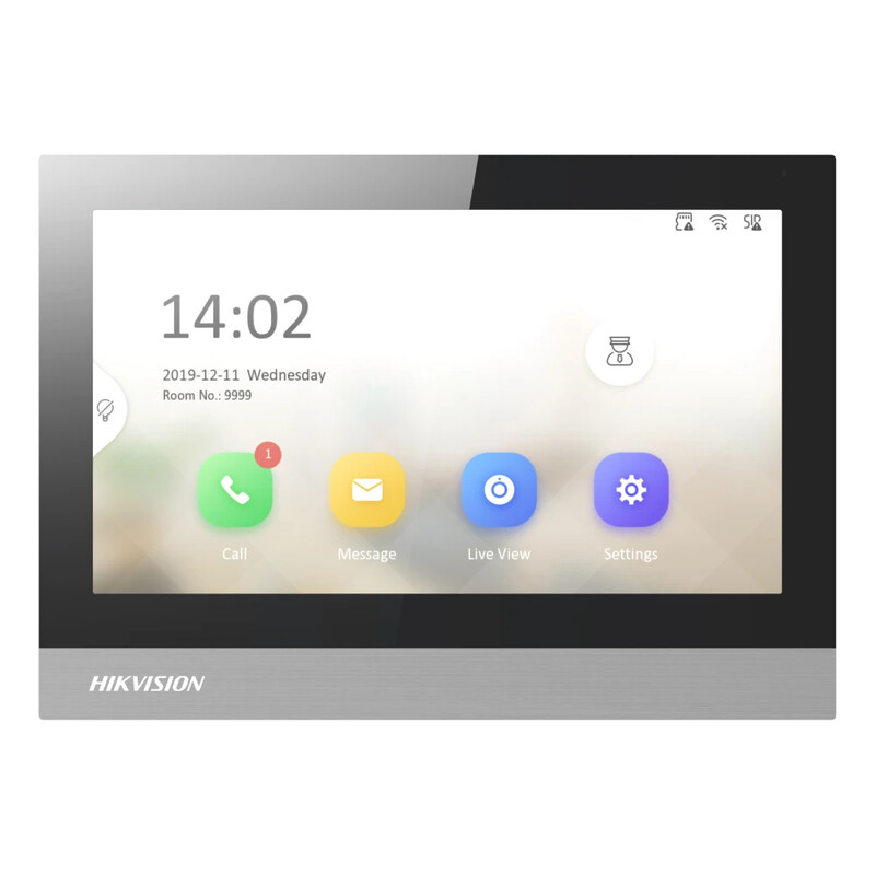 IP-видеодомофон Hikvision DS-KH8380-WTE1/Flush (99-10027702)