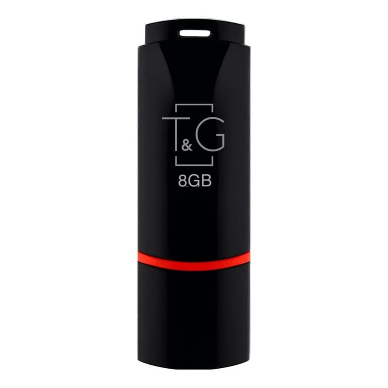 Флеш-накопичувач USB 8GB T&G 011 Classic Series Black (TG011-8GBBK)