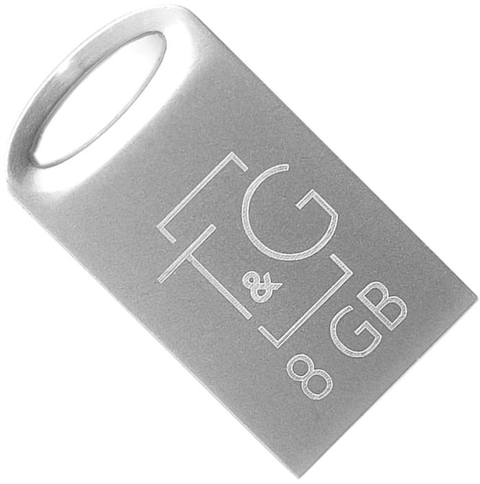 Флеш-накопитель USB 8GB T&G 105 Metal Series Silver (TG105-8G)