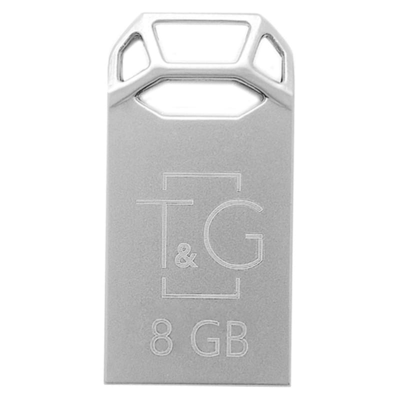 Флеш-накопитель USB 8GB T&G 110 Metal Series Silver (TG110-8G)