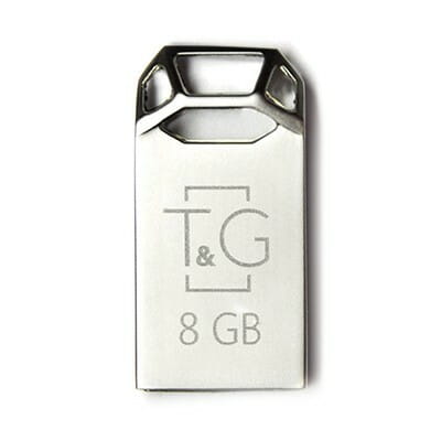 Флеш-накопитель USB 8GB T&G 110 Metal Series Silver (TG110-8G)