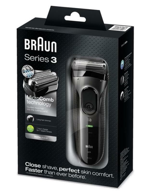 Електробритва Braun Series 3 3020s black