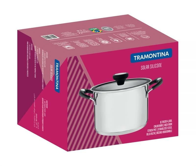 Кастрюля Tramontina Solar Silicone 20 см 4.5 л (62125/203)