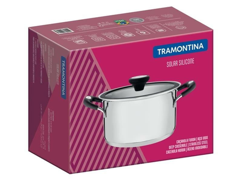 Кастрюля Tramontina Solar Silicone 20 см 3.6 л (62124/203)