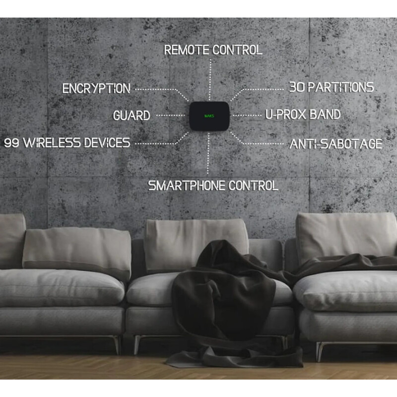 Централь системы безопасности U-Prox MPX L White
