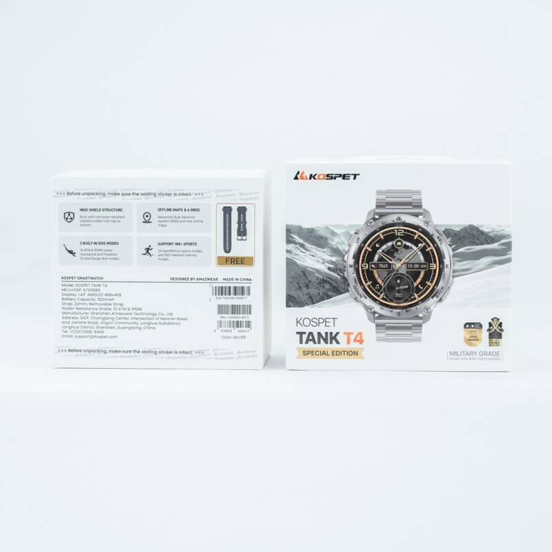Смарт-годинник Kospet Tank T4 SE Silver