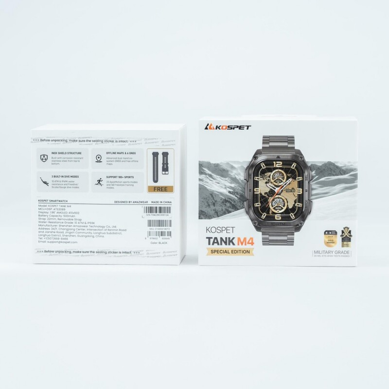 Смарт-годинник Kospet Tank M4 SE Black