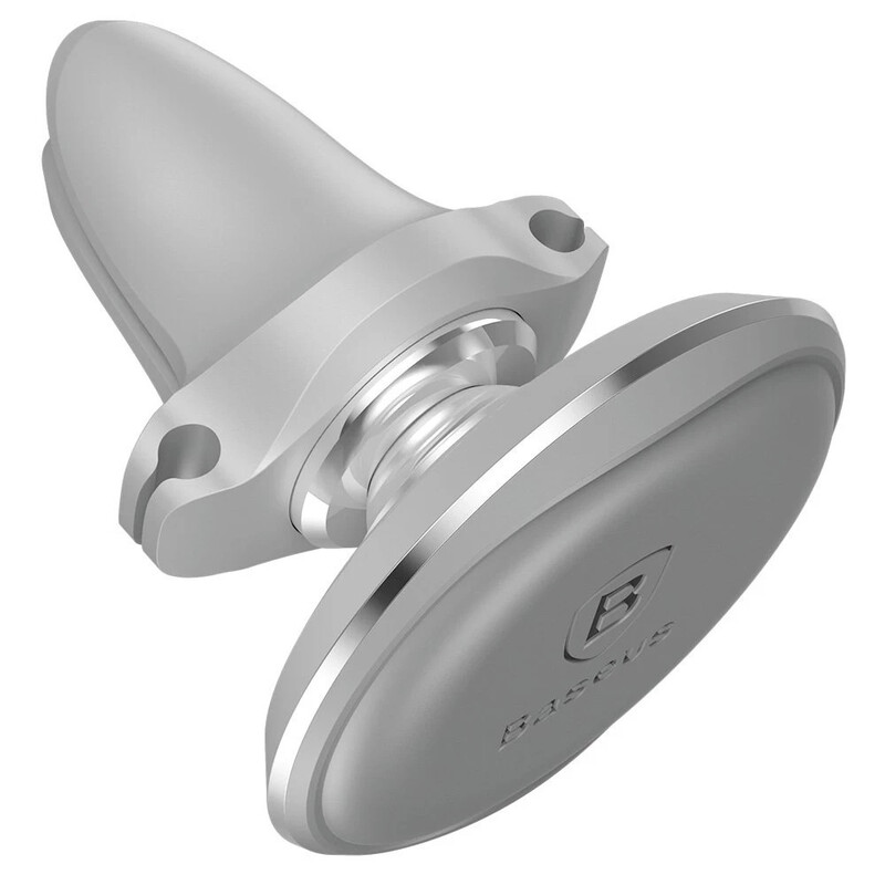Тримач автомобільний для смартфона Baseus Magnetic Car Mount Grey (C40141201S13-00)
