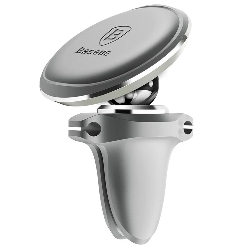 Тримач автомобільний для смартфона Baseus Magnetic Car Mount Grey (C40141201S13-00)