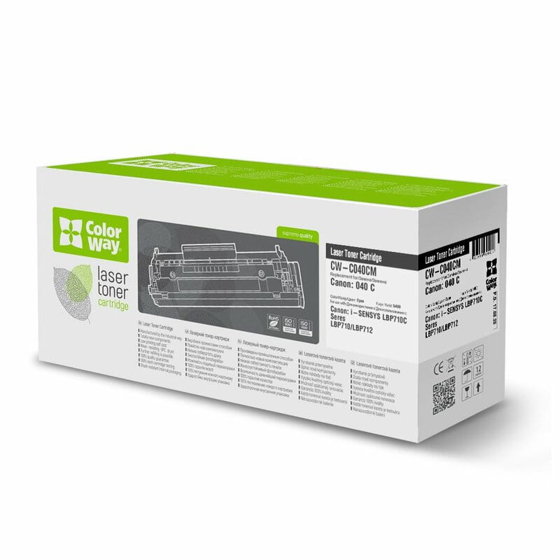 Картридж CW (CW-C040CM) Canon LBP-710/712 Cyan (Canon 040C)