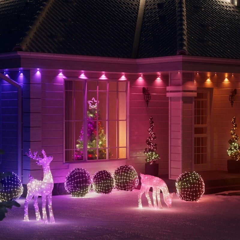 Smart LED гірлянда Twinkly Permanent Light RGB72 (TWPL072STP-TEU) 72LED, 30м, BT+WiFi