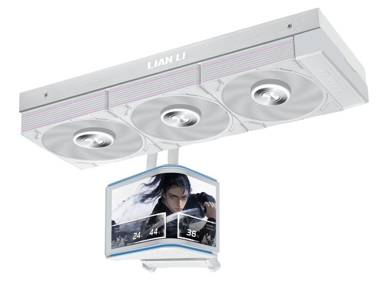 Система водяного охолодження Lian Li HydroShift II OLED Curved 360 P28 White (G89.GHS2OLDC36PW.00)