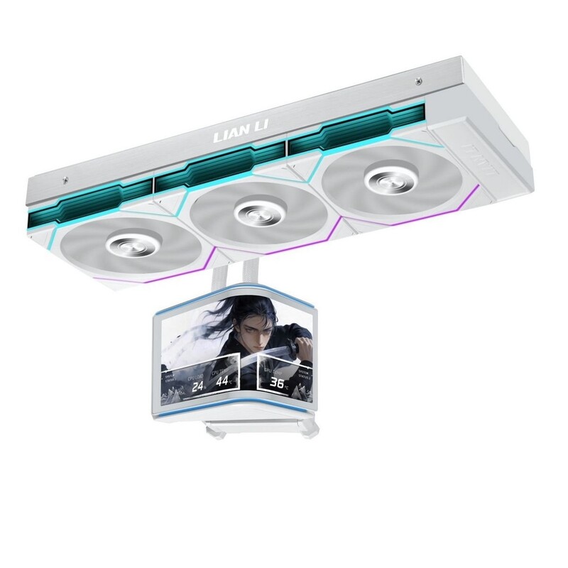 Система водяного охолодження Lian Li HydroShift II OLED Curved 360 TL White (G89.GHS2OLDC36TW.00)