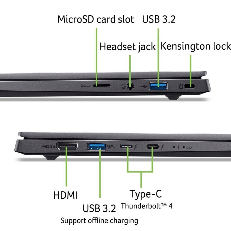 Ноутбук Acer Swift X 14 SFX14-73G-96HL (NX.J81EU.002) Gray