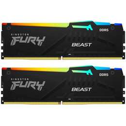 Модуль памяти DDR5 32GB/6800 Kingston Fury Beast RGB Expo Black (KF568C34BBEAK2-32)