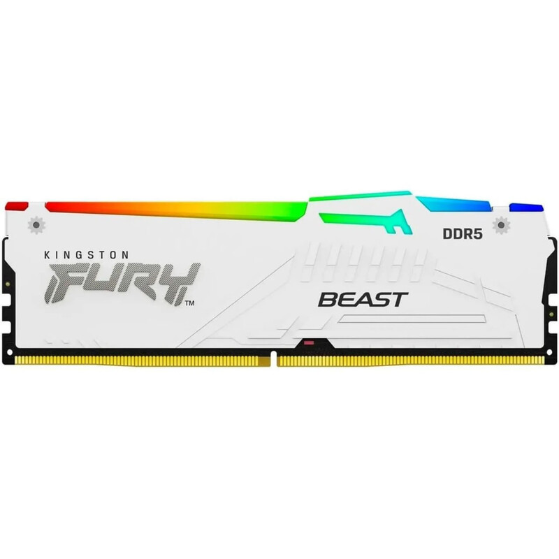 Модуль памяти DDR5 16GB/6800 Kingston Fury Beast RGB Expo White (KF568C34BWEA-16)