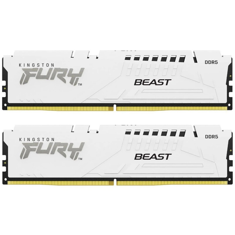 Модуль памяти DDR5 34GB/6800 Kingston Fury Beast Expo White (KF568C34BWEK2-32)