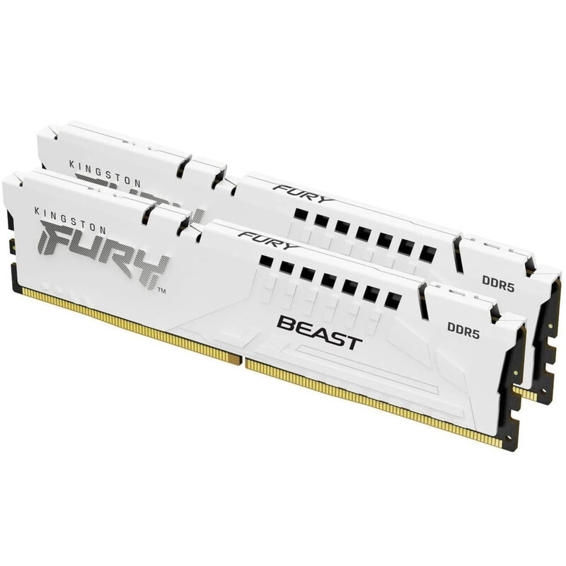Модуль памяти DDR5 34GB/6800 Kingston Fury Beast Expo White (KF568C34BWEK2-32)