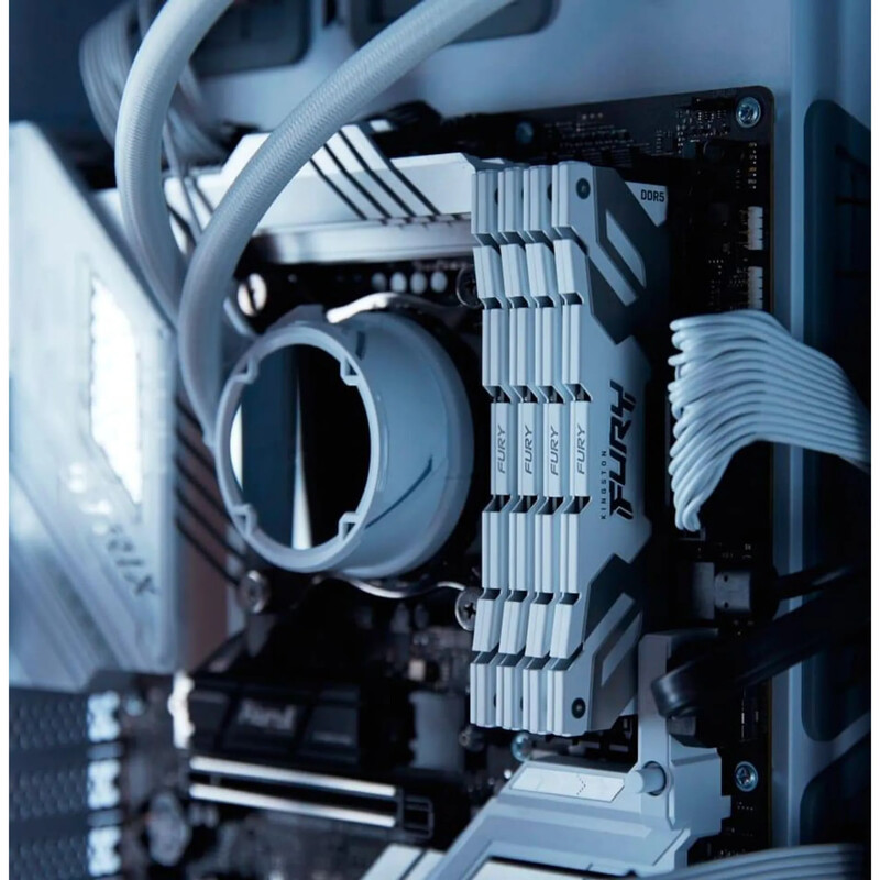 Модуль памяти DDR5 32GB/7600 Kingston Fury Renegade XMP White (KF576C38RWK2-32)