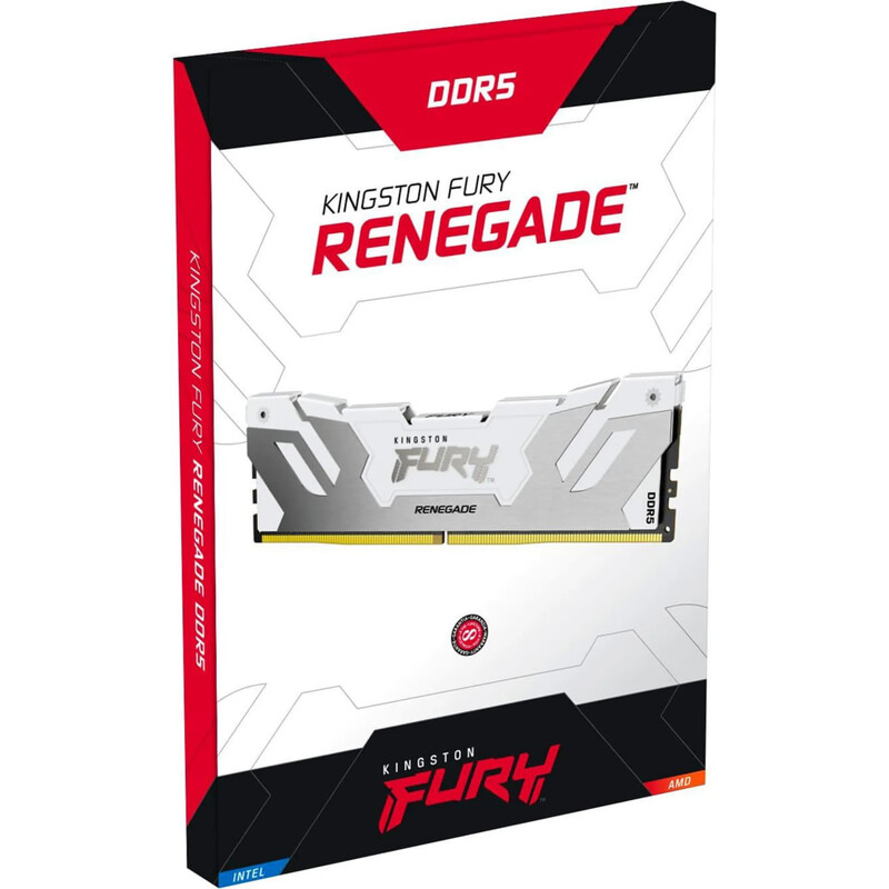 Модуль памяти DDR5 32GB/7600 Kingston Fury Renegade XMP White (KF576C38RWK2-32)