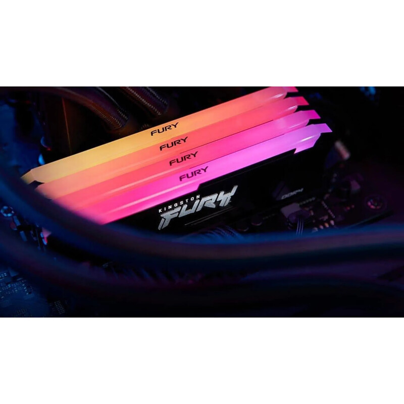 Модуль памяти DDR4 32GB/3200 Kingston Fury Beast RGB Black (KF432C16BB2A/32)