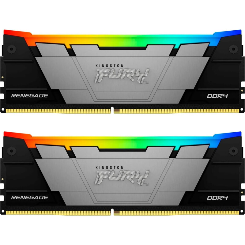 Модуль памяти DDR4 32GB/3200 Kingston Fury Renegade RGB Silver (KF432C16RB12AK2/32)