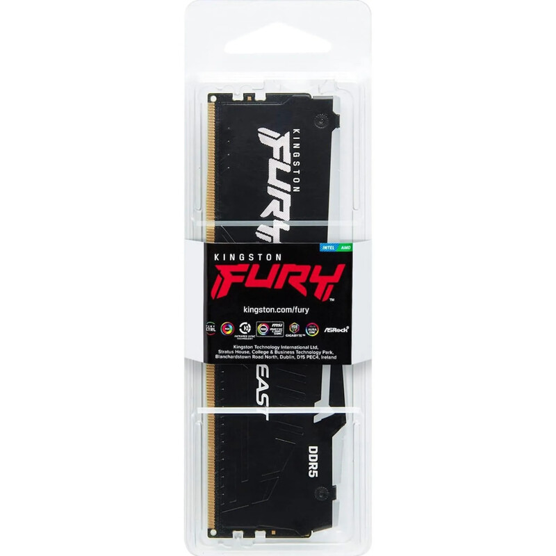 Модуль памяти DDR5 32GB/5600 Kingston Fury Beast RGB Black (KF556C40BB2A-32)