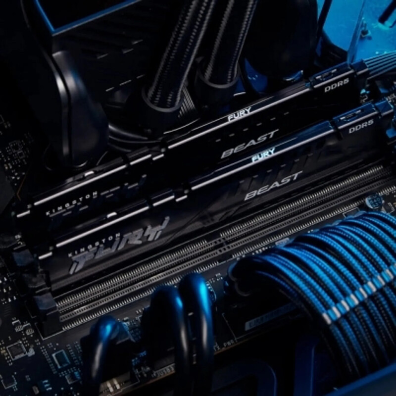 Модуль памяти DDR5 128GB/5600 Kingston Fury Beast Black (KF556C40BBK2-128)