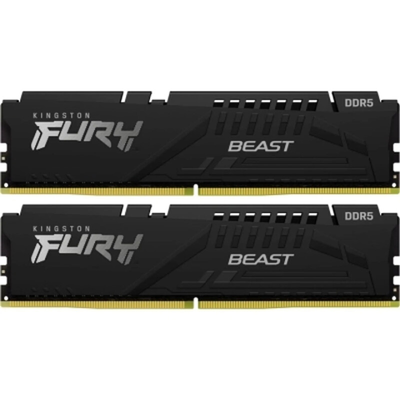 Модуль памяти DDR5 128GB/5600 Kingston Fury Beast Black (KF556C40BBK2-128)