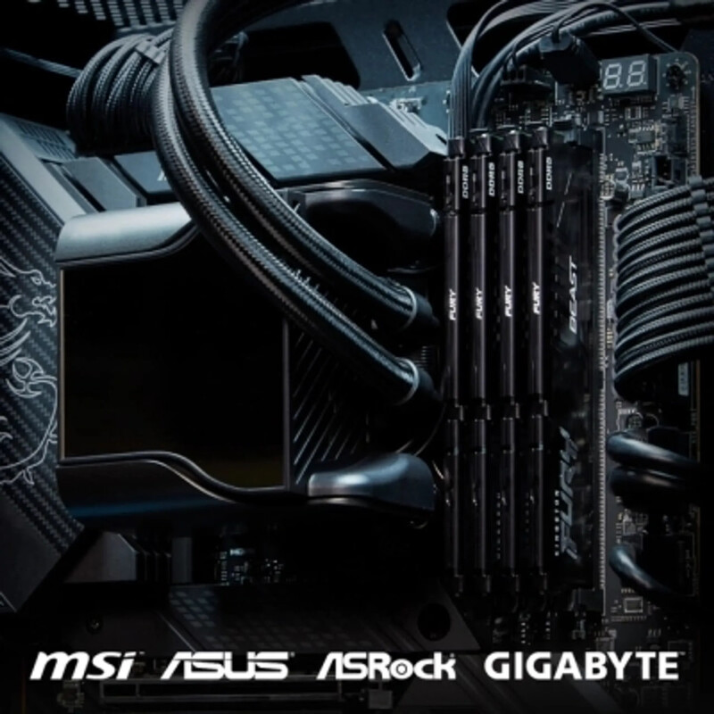 Модуль памяти DDR5 128GB/5600 Kingston Fury Beast Black (KF556C40BBK2-128)