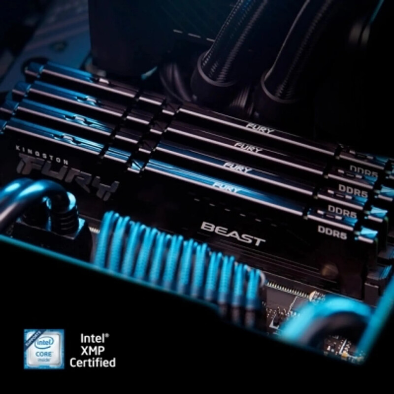 Модуль памяти DDR5 128GB/5600 Kingston Fury Beast Black (KF556C40BBK2-128)