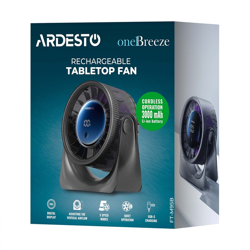 Вентилятор Ardesto OneBreeze FT-M95B