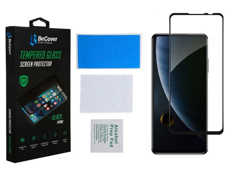 Защитное стекло BeCover для ZTE Blade V30 Black (706914)