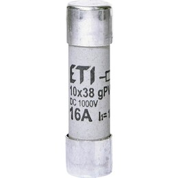 Предохранитель ETI CH 10x38 gPV 16A 1000V DC (10kA) (2625107)